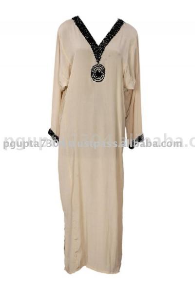 Silk Stone Beaded Kaftan