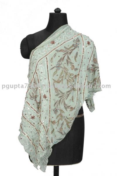 Silk Embroidered Stole (Шелковые вышитые Украл)