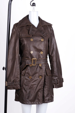 ladies` pu coat (ladies` pu coat)