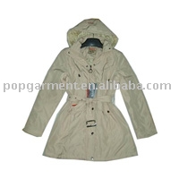 Brand Name Women`s Coat (Женщины Марка Название `S Герб)