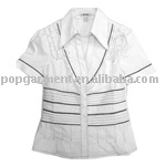 Designer Fashion Women`s Short-sleeve Blouses (Fashion Designer Women `s blouses à manches courtes)