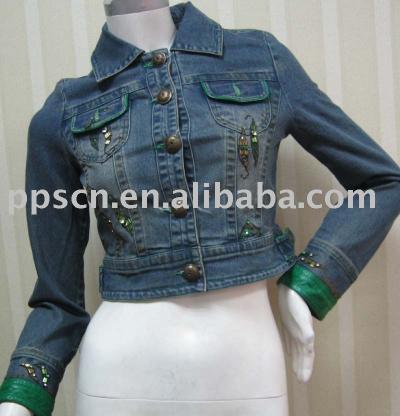 Ladies `Jeans Jacke (Ladies `Jeans Jacke)