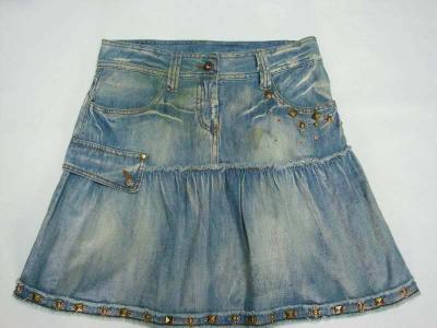 ladies` jean skirt
