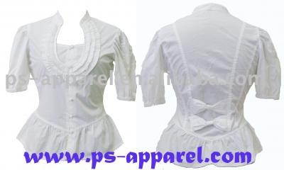 ladies` stretch blouse casual wear (ladies` stretch blouse casual wear)