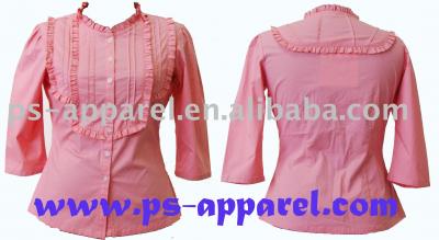 ladies` stretch blouse casual wear (ladies` stretch blouse casual wear)
