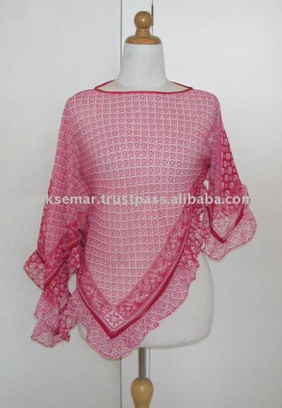 Pink Serut Campur Sari Blouse (Pink Serut Campur Sari Bluse)