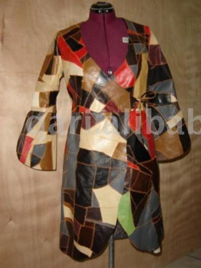 Leather Patchwork Jacket (Leder Patchwork-Jacke)