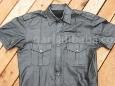 Leather Shirt For Men (Кожа рубашка для мужчин)