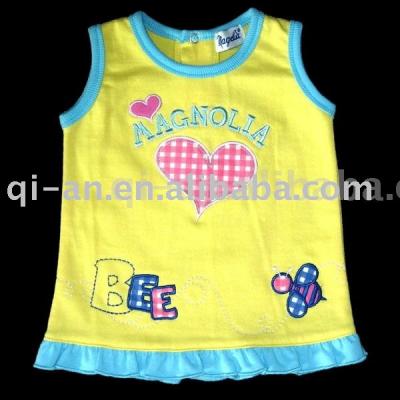 Baby `s französisch Frottee-Kleid aus Gewirken (Baby `s französisch Frottee-Kleid aus Gewirken)