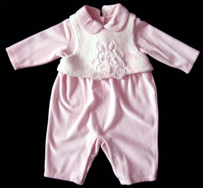 Babies` 80% cotton 20% polyester knitted romper (Bébés `romper 80% coton 20% polyester tricoté)