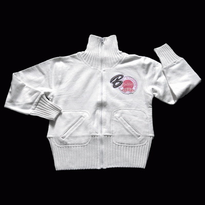 Girl `s Lycra Gewirken Fleece-Jacke (Girl `s Lycra Gewirken Fleece-Jacke)