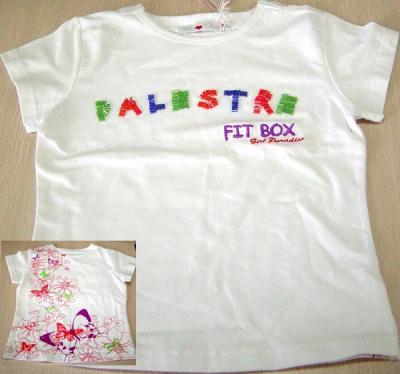 Girl `s T-Shirt mit Pailletten von Hand (Girl `s T-Shirt mit Pailletten von Hand)