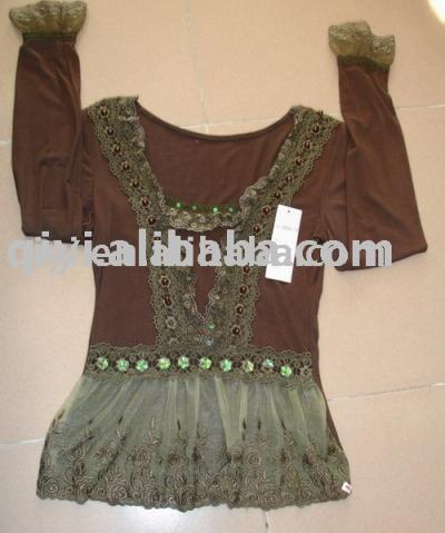 Ladies` Knitted Top (Ladies` Knitted Top)