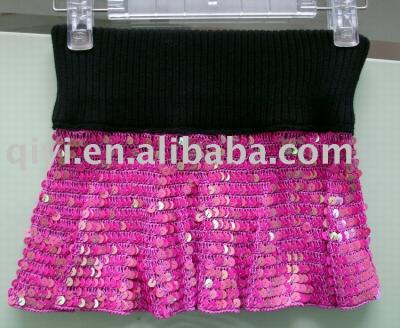 Girls` fashion sequins short skirt (Girls `Mode Pailletten kurzen Rock)