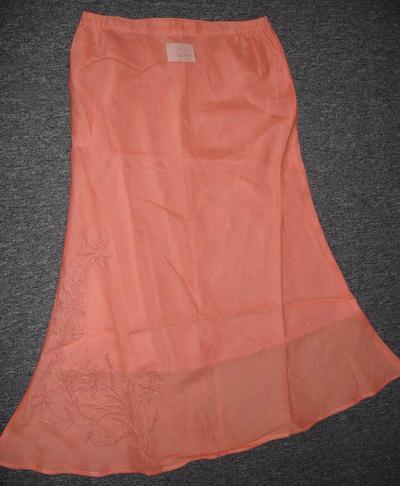 Ladies` Fashion Linen Skirt