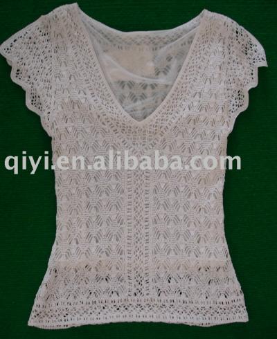 ladies fashion hand knitted pullover (ladies fashion hand knitted pullover)