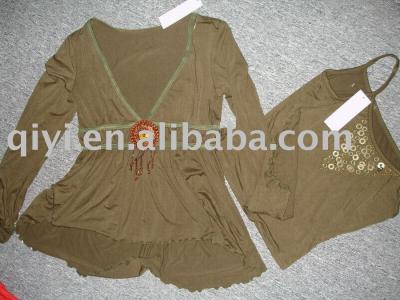 ladies fashionable two-piece top (ladies fashionable two-piece top)