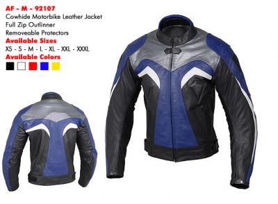 Leather Motorbike Jacket (Veste en cuir deux-roues)