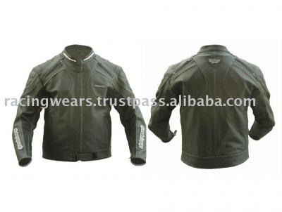 Leather Motorbike Jacket (Veste en cuir deux-roues)