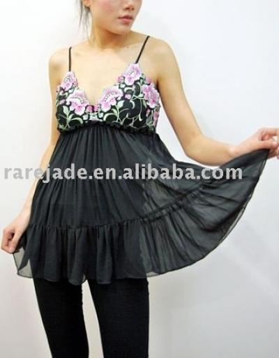 silk halter dress (шелковые платья недоуздок)