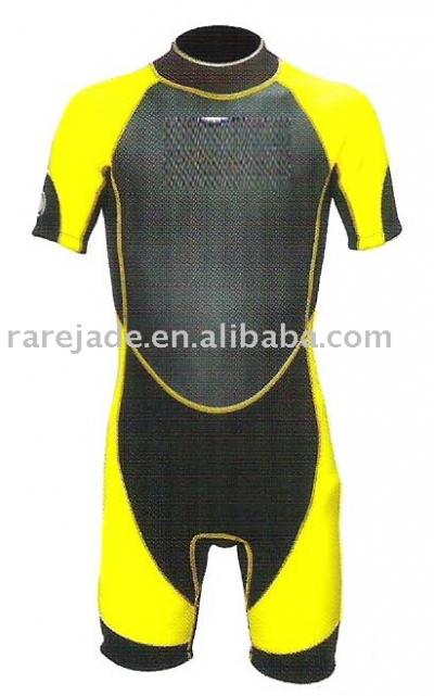 Kids` shorty wetsuit (Kids `wetsuit shorty)