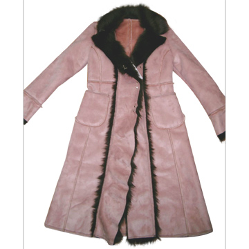 Ladies` 100% Polyester Knitted Coat (Дамские 100% полиэстер, трикотажные Герб)
