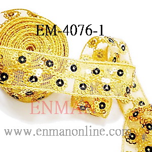 Paillette Mesh Woven Banding (Paillette maille tissée de baguage)