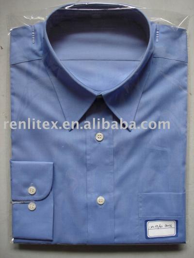 men`s CVC plain dyed shirts (Men `s CVC Einfarbige Shirts)