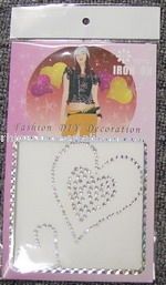 DIY iron on rhinestone motifs for retail (DIY Eisen auf Strass-Motive für den Einzelhandel)