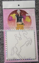 DIY iron on rhinestone motifs for retail (DIY Eisen auf Strass-Motive für den Einzelhandel)