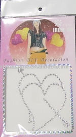 DIY iron on rhinestone motifs for retail (DIY Eisen auf Strass-Motive für den Einzelhandel)