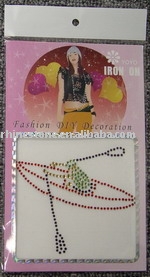 iron on DIY rhinestone motifs for retail