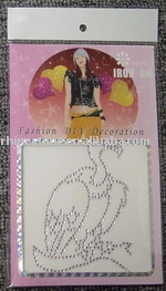 iron on DIY rhinestone motifs for retail (Eisen auf DIY Strass Motive für den Einzelhandel)