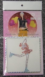DIY iron on rhinestone motifs for retail (DIY Eisen auf Strass-Motive für den Einzelhandel)