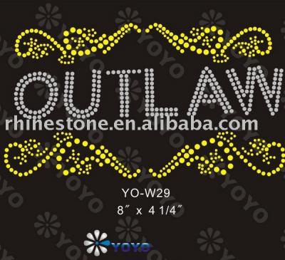 Heat transfer Summer rhinestone motif for T-Shirt and Garment (Wärmeübertragung Sommer Strass Motiv für T-Shirt und Unterwäsche)