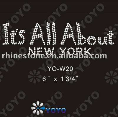 Heat transfer Summer rhinestone motif for T-Shirt and Garment (Wärmeübertragung Sommer Strass Motiv für T-Shirt und Unterwäsche)