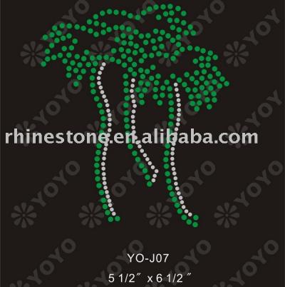 Heat transfer Summer rhinestone motif for T-Shirt and Garment (Wärmeübertragung Sommer Strass Motiv für T-Shirt und Unterwäsche)