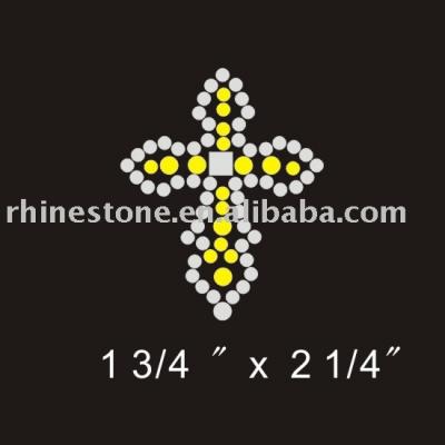 Heat transfer peafowl rhinestone motif for T-Shirt and Garment