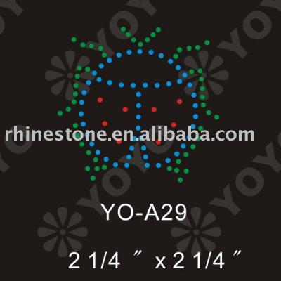 Iron on beetle rhinestone motif for T-Shirt and Garment (Iron on Käfer Strass Motiv für T-Shirt und Unterwäsche)