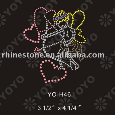 hot fix angel and love rhinestone (Hot-Fix Engel und Liebe Strass)