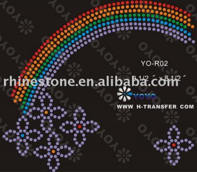Heat Transfer Rainbow Rhinestud