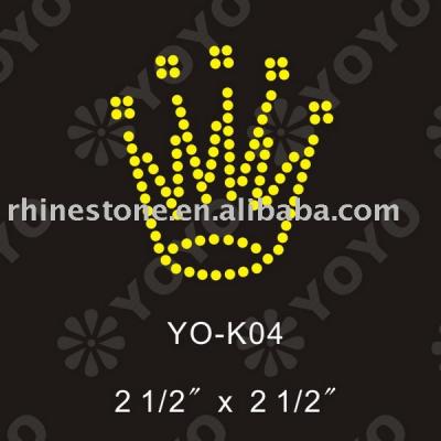 Iron on Crown motif