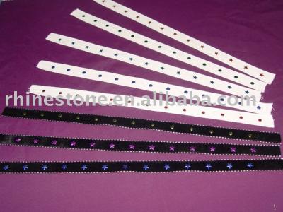 Hot fix Nailhead Twill tape- Rhinestone tape (Hot Fix Nailhead Twill ленту Rhinestone лента)