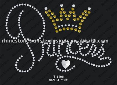 hot fixed crystal rhinestone (hot festen Kristall Strass)