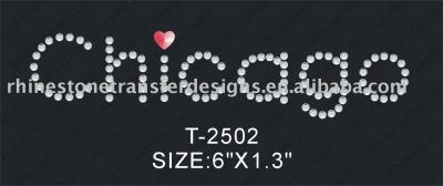 Garment Accessory-Iron-on rhinestone transfer (Bekleidungs-Zubehör-Eisen-auf Strass Transfer)