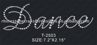 Iron-on Rhinestone Transfer /Motif (Un transfert sur tissu Stras / Motif)
