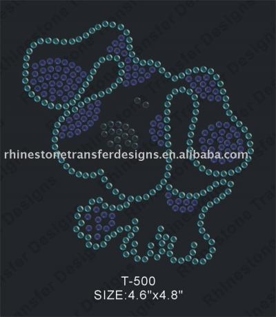 Iron-on Rhinestone Transfer/Motif (Un transfert sur tissu Stras / Motif)