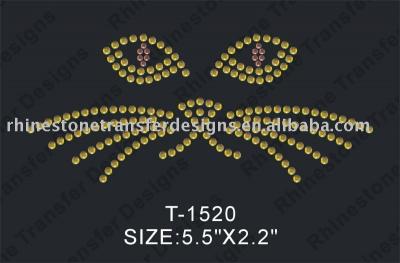 Iron-on Rhinestone Transfer / Hot fix Motif (Un transfert sur tissu Stras / Hot Motif fix)