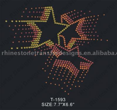 Hot Fix Heat Rhinestone /Studs Motif
