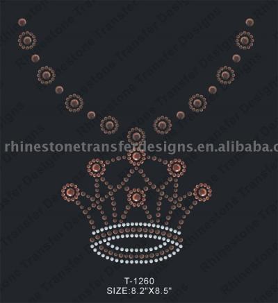 Garment Accessory-Iron-on rhinestone transfer (Bekleidungs-Zubehr-Eisen-auf Strass Transfer)